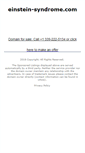 Mobile Screenshot of einstein-syndrome.com
